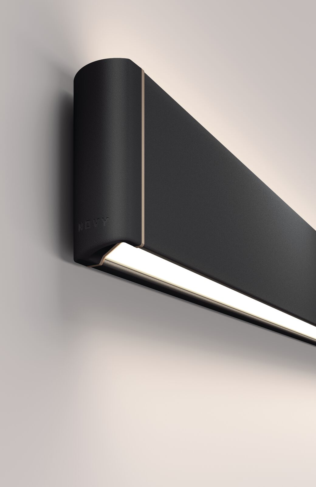 740502 Verlichting Novy Wall 215 Mineral Black 